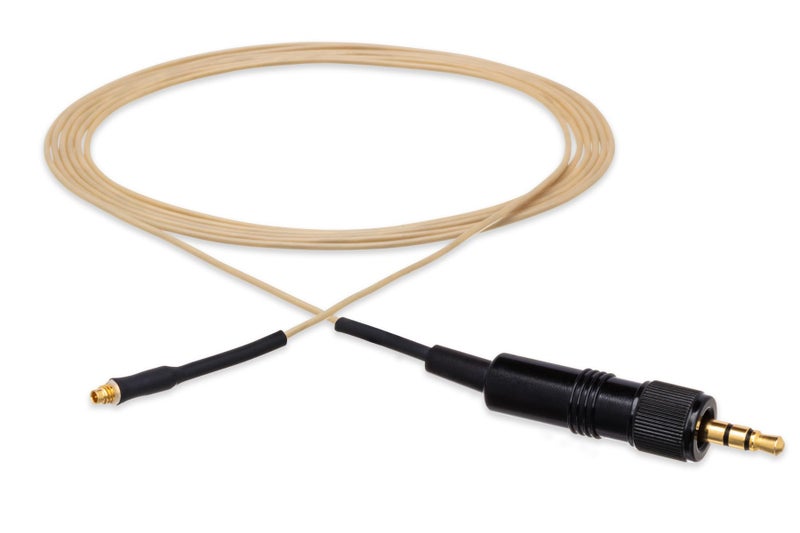 Hosa CABLE-BG-1SE Mogan Cable, Beige, Sennheiser, 1.2 mm OD - Image 1